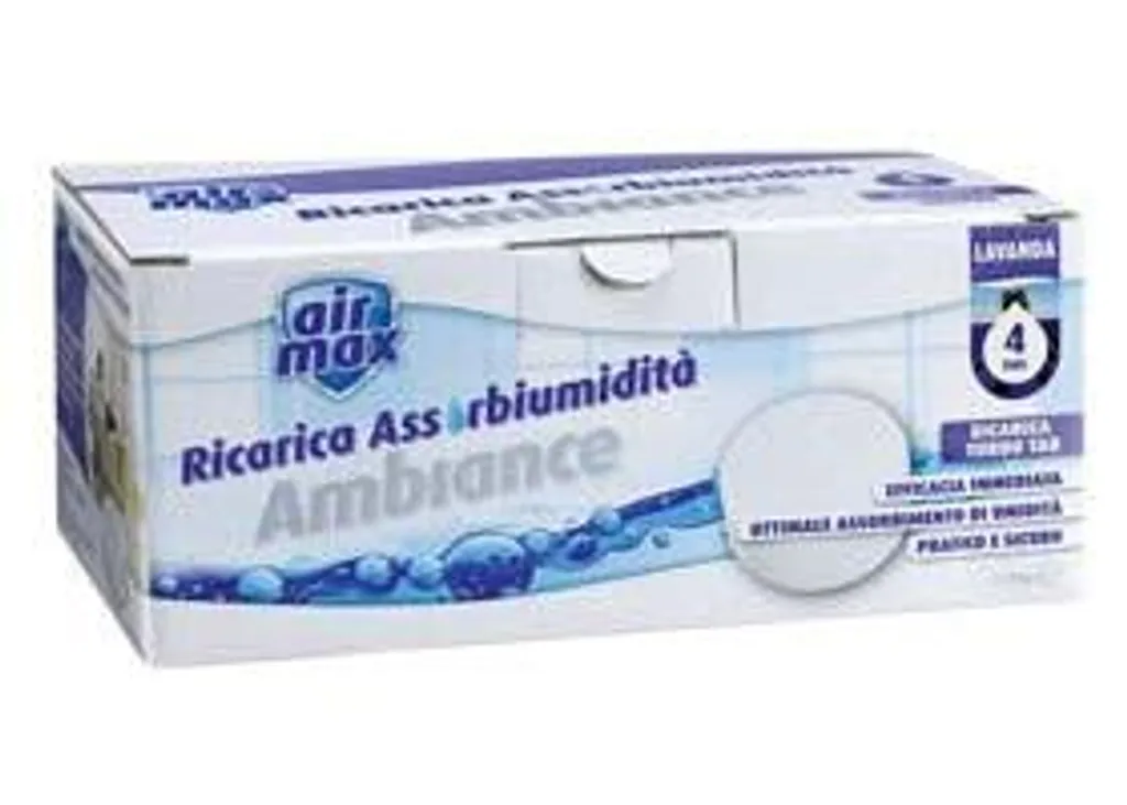 Airmax D0093 Absorbeur d'humidité en tablette recharge 10m³ Multicolore - 2
