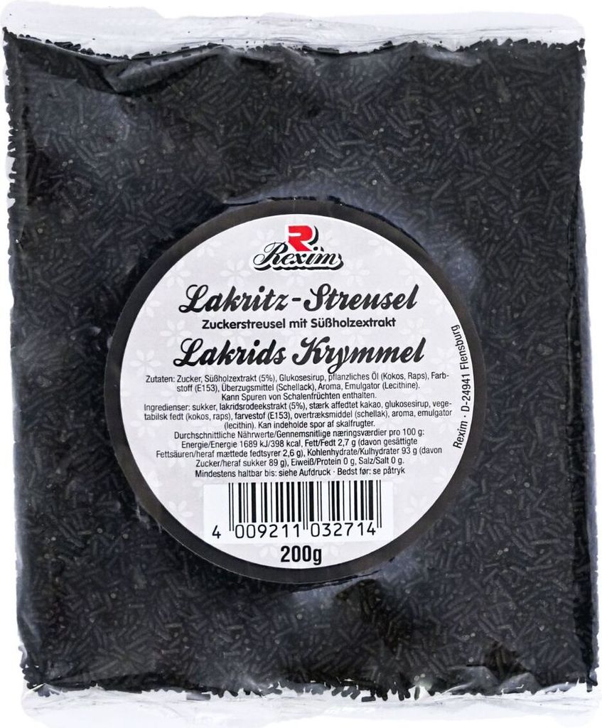 Rexim Lakritz-Streusel 200g Produktbild 