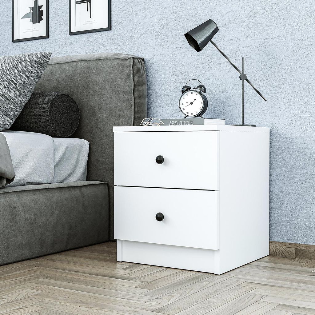 Roomart KOMO Beistelltisch Weiß