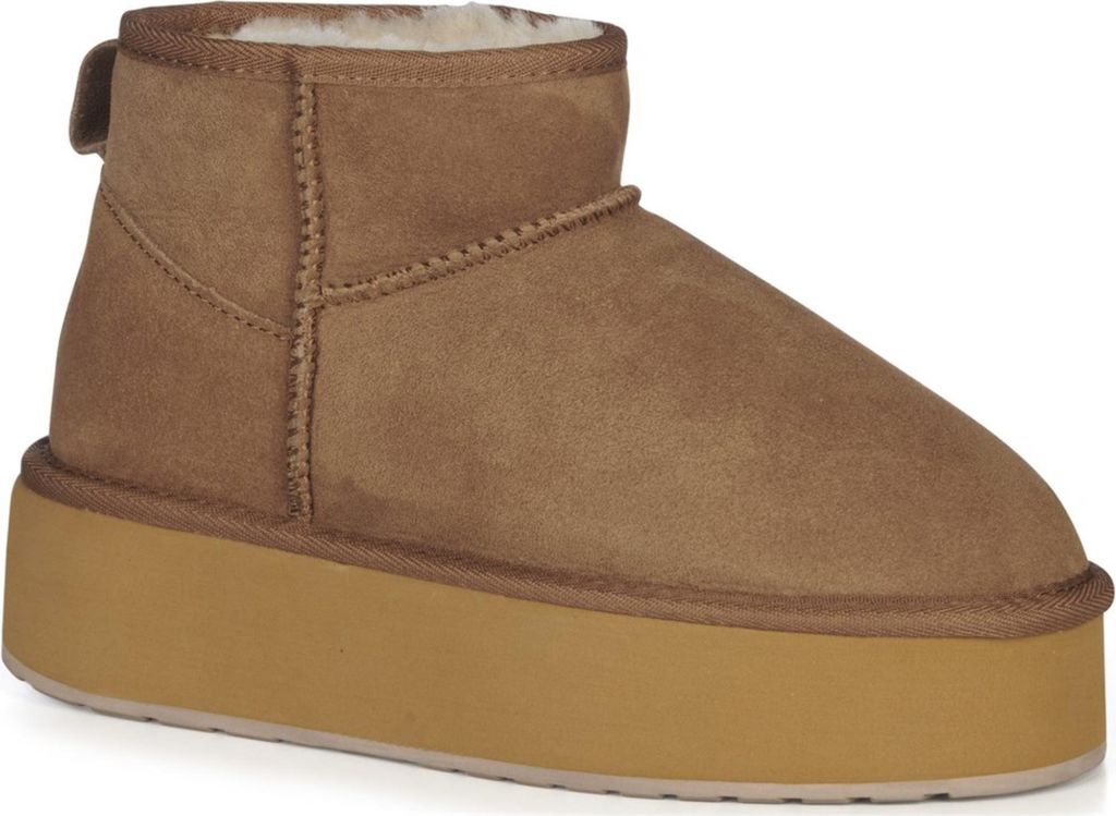 Schuhe Emu Australia Stinger Micro Flatform W13082Chestnut