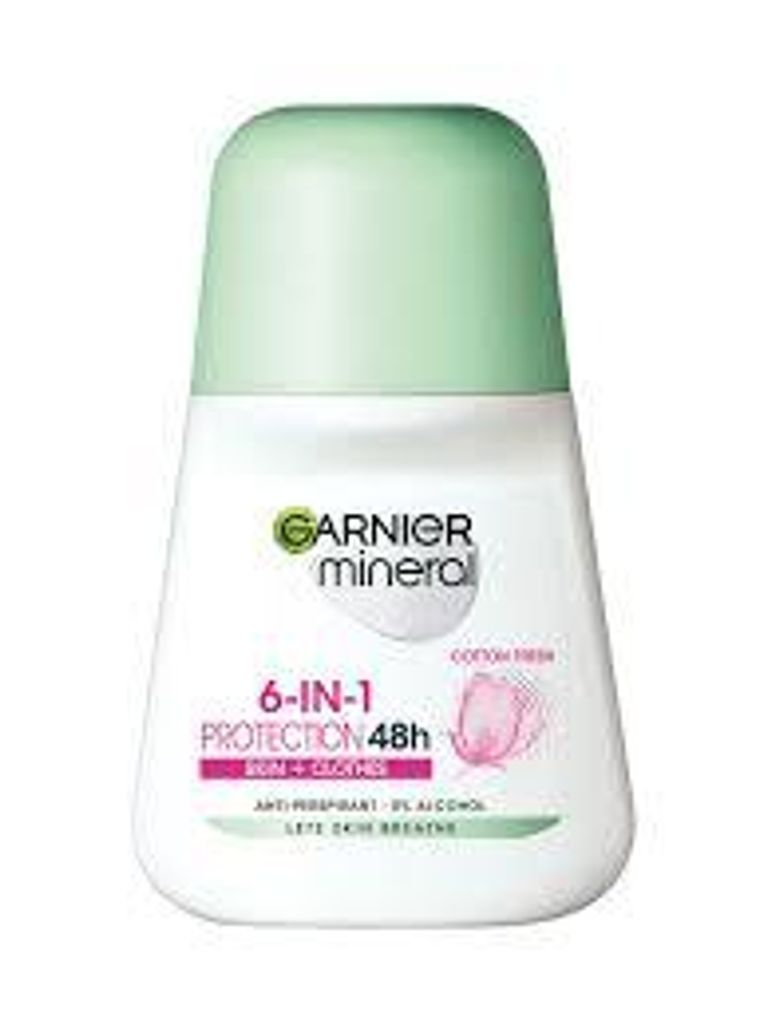 Garnier Mineral Deo Protection 6 Coton Fresh Roll-On 50 ml Image du produit 