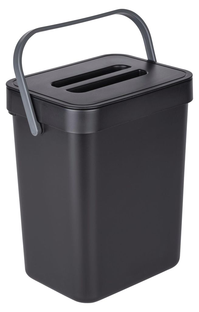 WENKO Abfalleimer Mülleimer Abfallsammler Bad WC Küche 5l Produktbild 