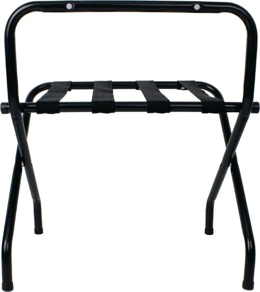 Support de valise pliable Bolero noir pour chambres et gîtes