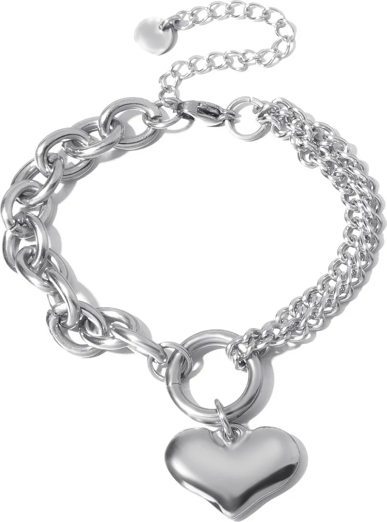 Bracciale in Argento Artigianale KP17829 - Stile Asimmetrico Elegante