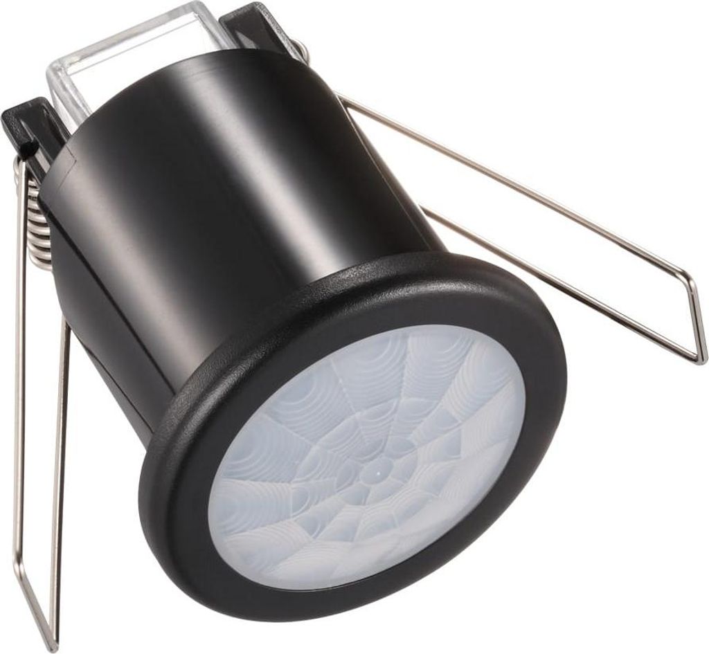 hoftronic PIR Bewegungsmelder 400W 360° 8m Schwarz IP20