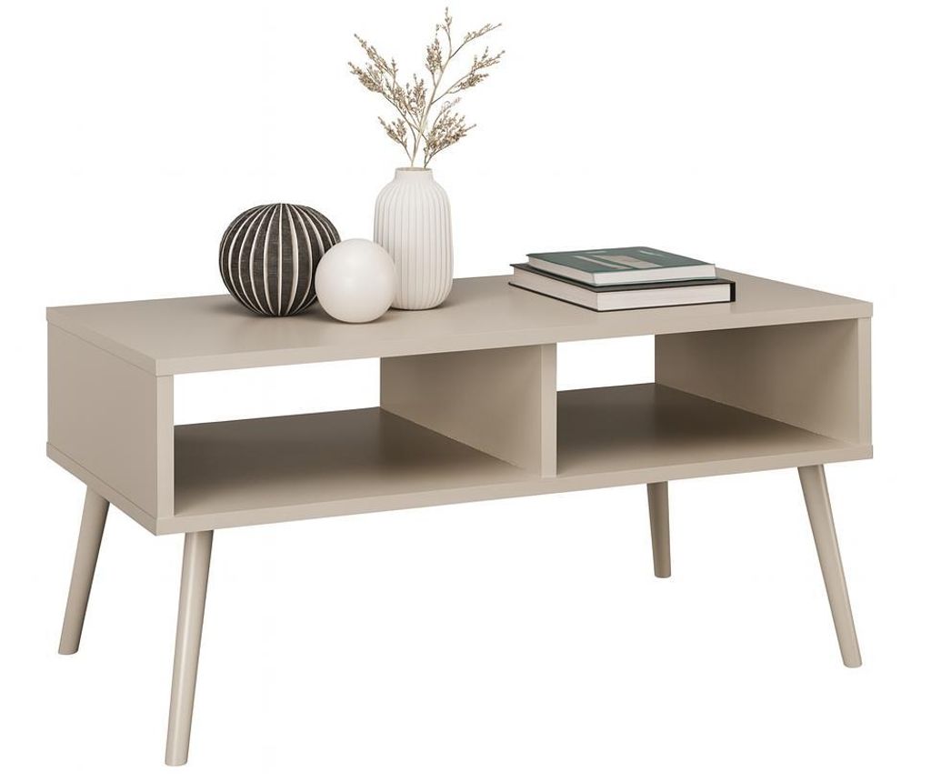 Skandinavischer Couchtisch BEIGE/KASHMIR Wohnzimmertisch Produktbild 