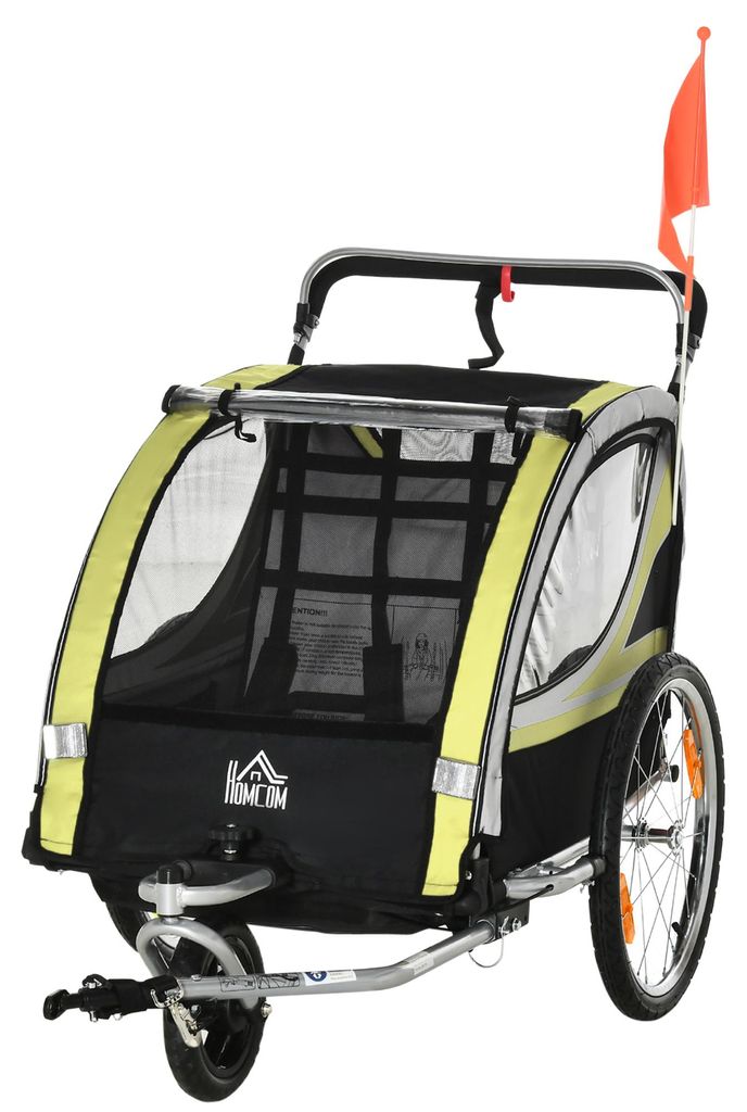Homcom HOMCOM przyczepka rowerowa dla dzieci z torbą do Zdjęcie produktu 