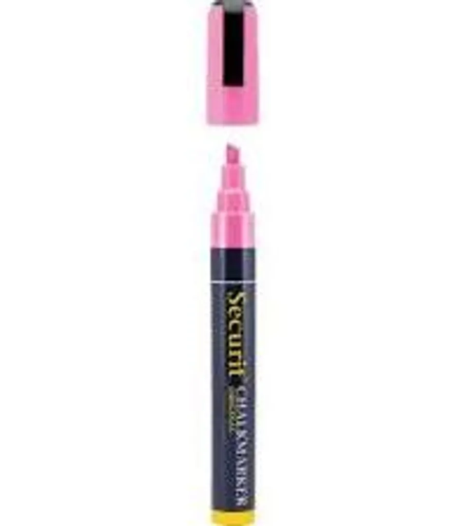 Marqueurs à craie Securit ORIGINAL MEDIUM rose 2-6 mm pointe biseautée - 5