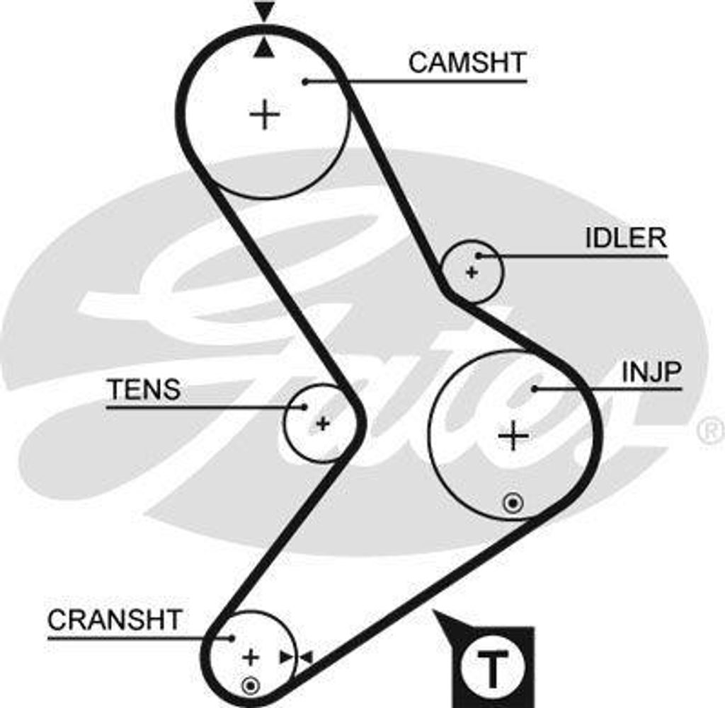 GATES 5039 Zahnriemen OE 4720777 kompatibel mit Master