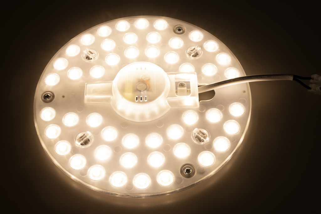 LED-Modul McShine Umrüstsatz mit Magnethalterung 12,5cm 12W 1200lm 30 LED-Modul McShine Umrüstsatz mit Magnethalterung 12,5cm 12W 1200lm 30