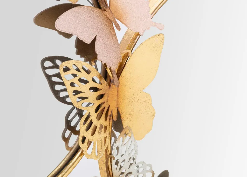 Specchio con Farfalle Rosa Mauro Ferretti Decorazione Romantica - 7