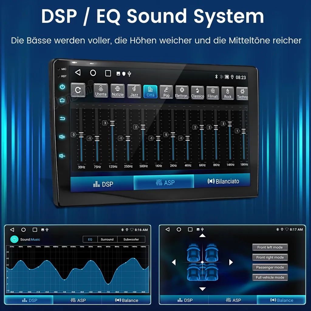 Infotainment Jeep Grand Cherokee 1999-2004 Android 13 64GB DAB+ - 13