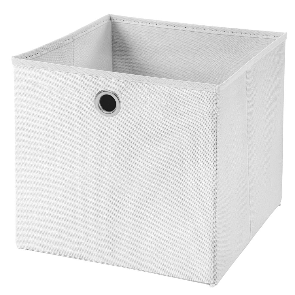 StickandShine 4er Set Schwarz Faltbox 30 x 30 x 30 cm Aufbewahrungsbox  faltbar mit Kordel und mit Deckel : : Küche, Haushalt & Wohnen