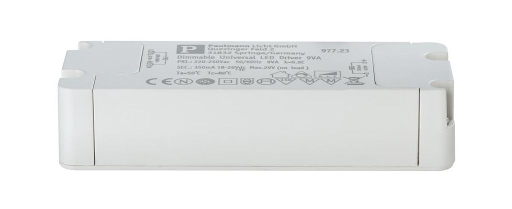 Paulmann 977.23, 9 W, 50000 h, 230 V, 41 mm, 119 mm, 24 mm Produktbild 
