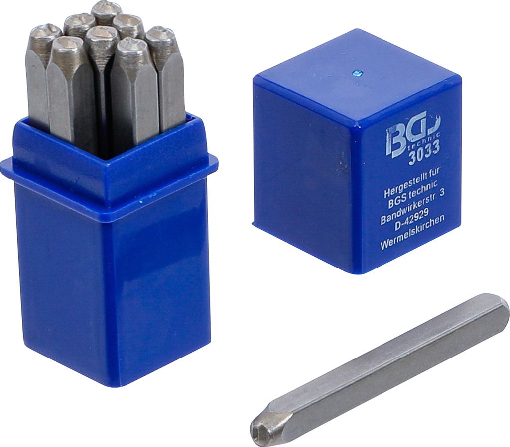 BGS 3033 Einschlagzahlen, 3 mm Produktbild 