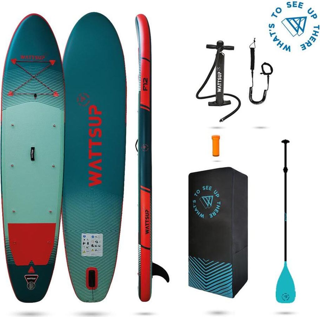 WattSUP F12 SUP Board Stand Up Paddle Surf-Board Paddel Produktbild 