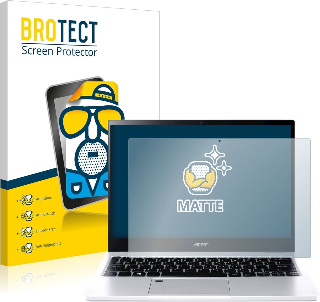 BROTECT Schutzfolie für Acer Spin 3 SP313-51N Displayschutz Displayschutzfolie Folie Matt Entspiegelungsfolie