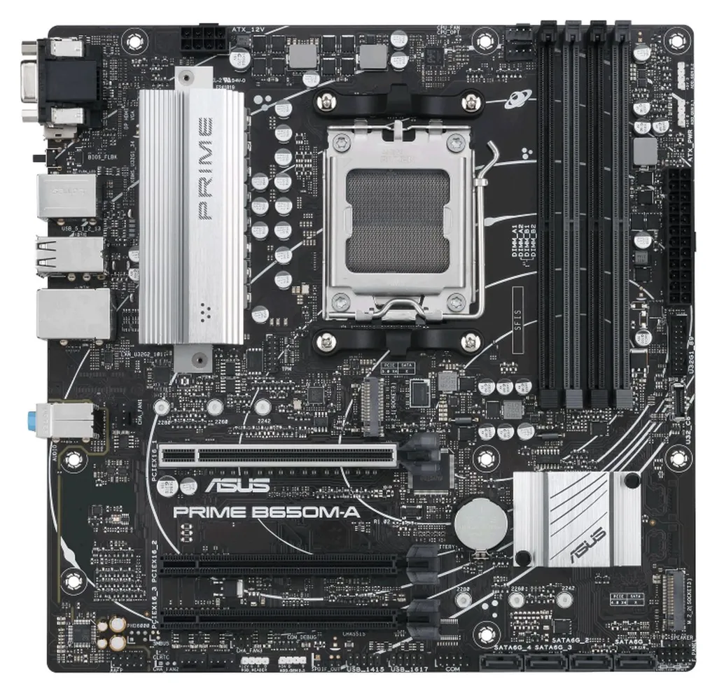 ASUS Prime B650M-A Carte Mère AM5 avec USB 3.2 Gen 2 et Slot M.2 PCIe 5.0