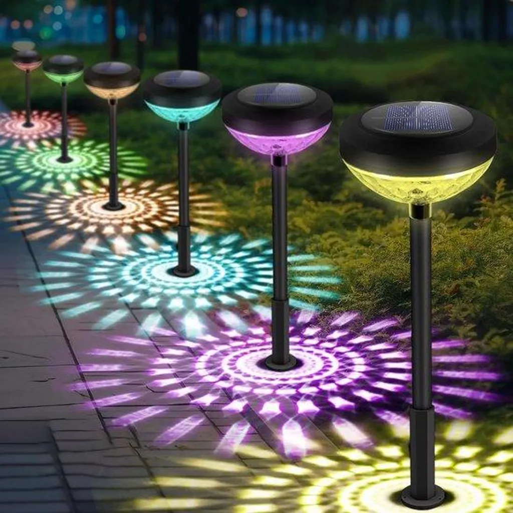 Luminaire solaire de jardin lot de 6 anti-obscurité pour vos extérieurs