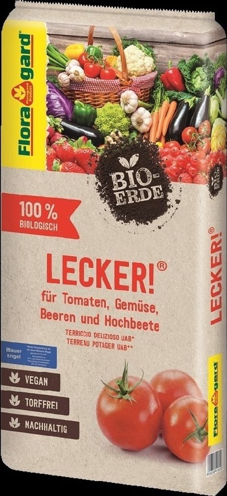 Terriccio biologico Floragard per pomodori e ortaggi, 20 Immagine del prodotto 