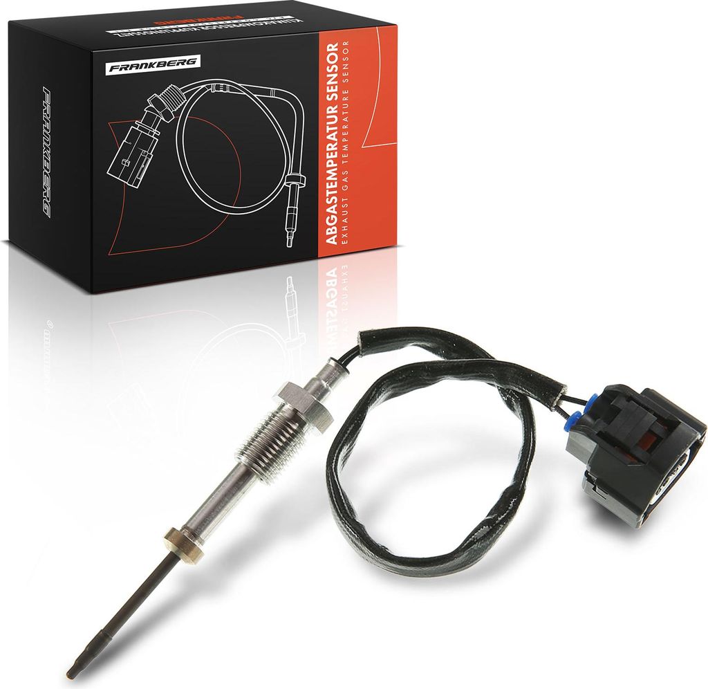 Frankberg 1x Abgastemperatursensor für Nissan Cabstar NP300 Navara D40 Pathfinder 3 R51 2.5L