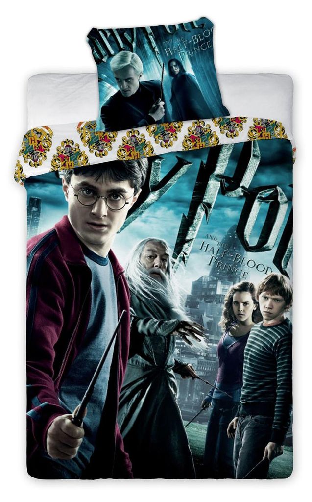 Bettwäsche Harry Potter Garnitur 135x200 cm + 80x80 cm - Produktbild 