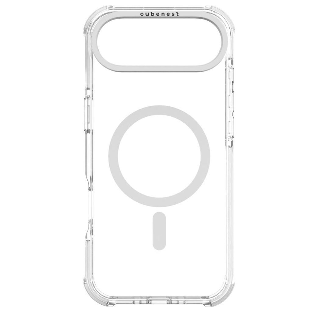 Cubenest Schutzhülle für iPhone 17 Air MagPro Strong Guard weiß - Magsafe Kompatibel