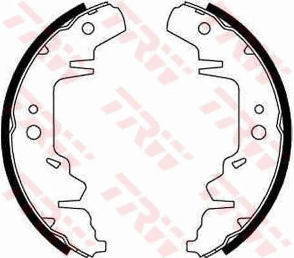Mâchoires de frein arrière TRW GS8643 pour Voyager et Carnival (Kit OE)