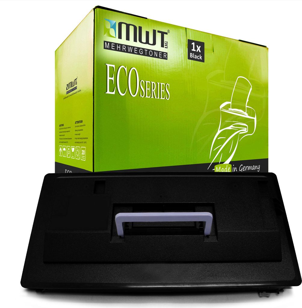 1 Mehrwegtoner kompatible Lasertoner ersetzt Kyocera 1T02GR0EU0 TK715 Schwarz