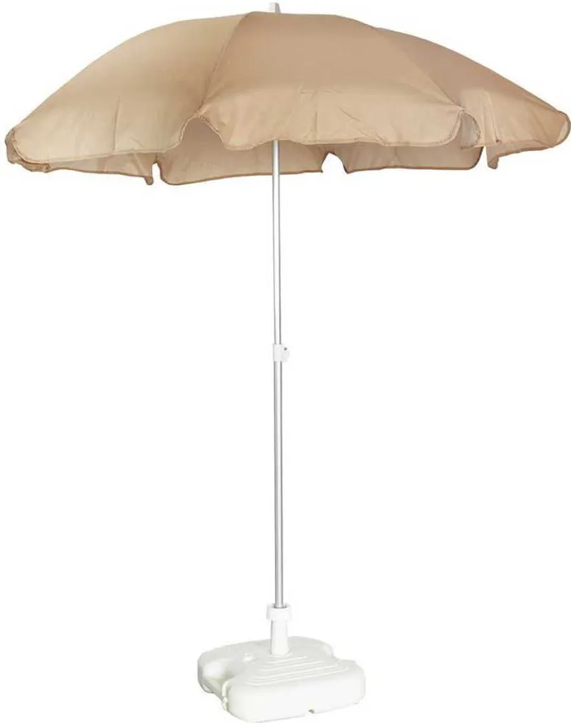 Parasol de jardin pour terrasse Chillvert Gandía aluminium camel 1,80m
