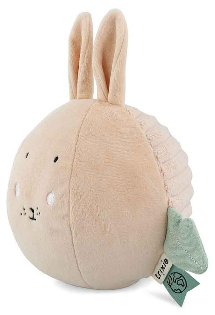 Trixie Geräuschball Spielzeug - Mrs. Rabbit sensorischer Ball mehrfarbig