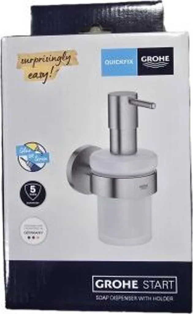 Dispenser Grohe QuickFix Start 41195DC0 Supersteel - Design Moderno