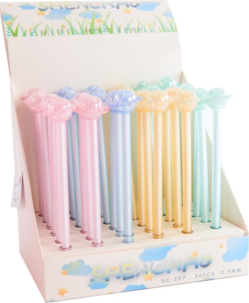 Weltraum Kugelschreiber mit Globus - Drehbarer Planet Stift - Cooles Schul-Gadget