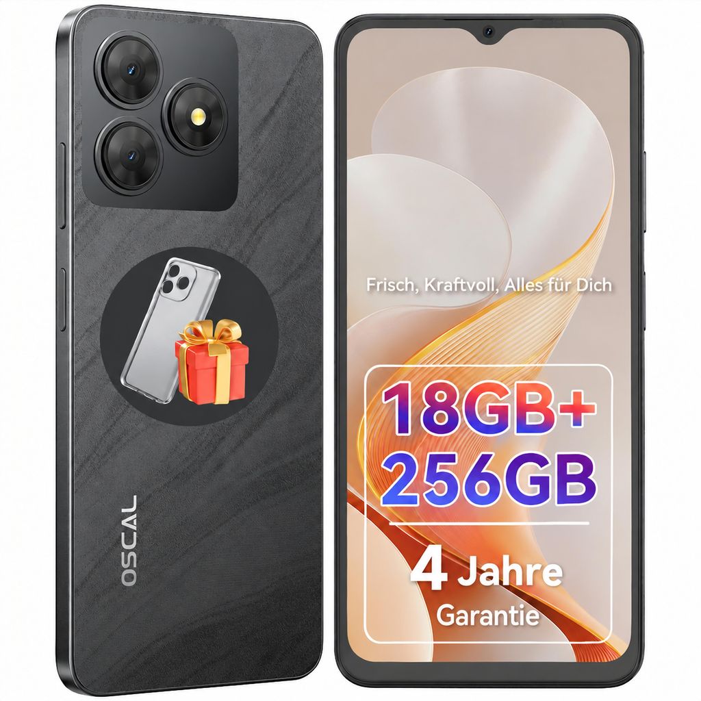 Blackview-OSCAL FLAT 2 smartphone, 18 (6+12) + 256GB Productafbeelding 