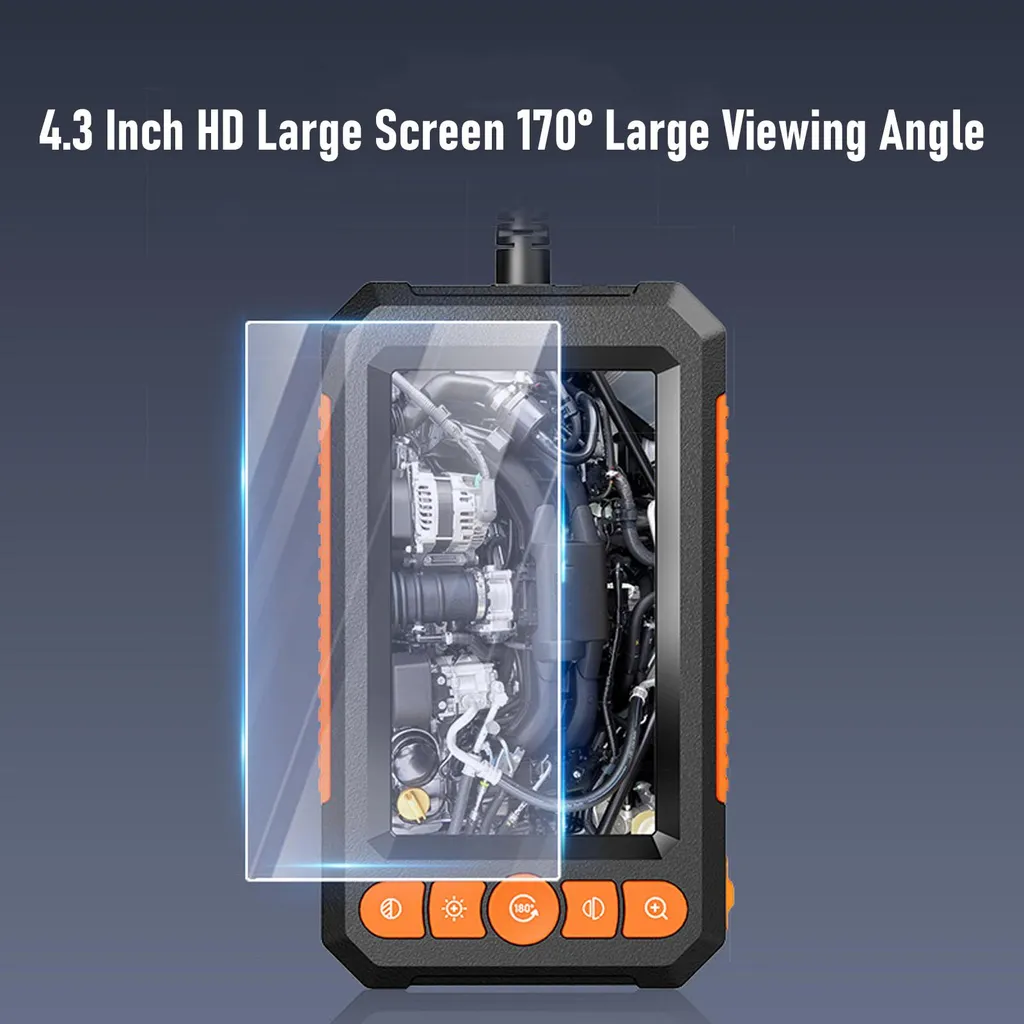 Endoscope Double Objectif 1080P avec Câble de 5m et Éclairage 8 LED - 17