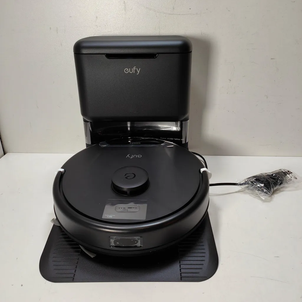 Eufy L60 Hybrid Robot Aspirateur 5000 Pa Solution Spéciale Poils Animaux