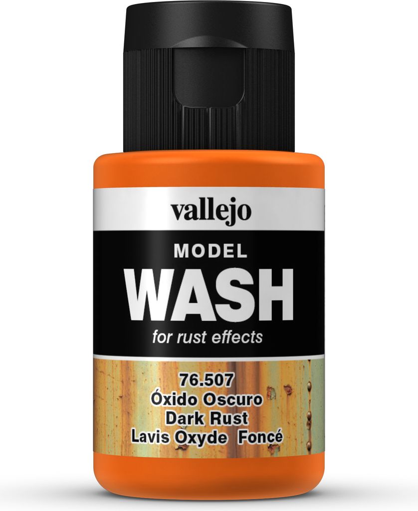 Vallejo Model Wash 76.507 - Wash-color, dunkler Rost, 35ml - Neu