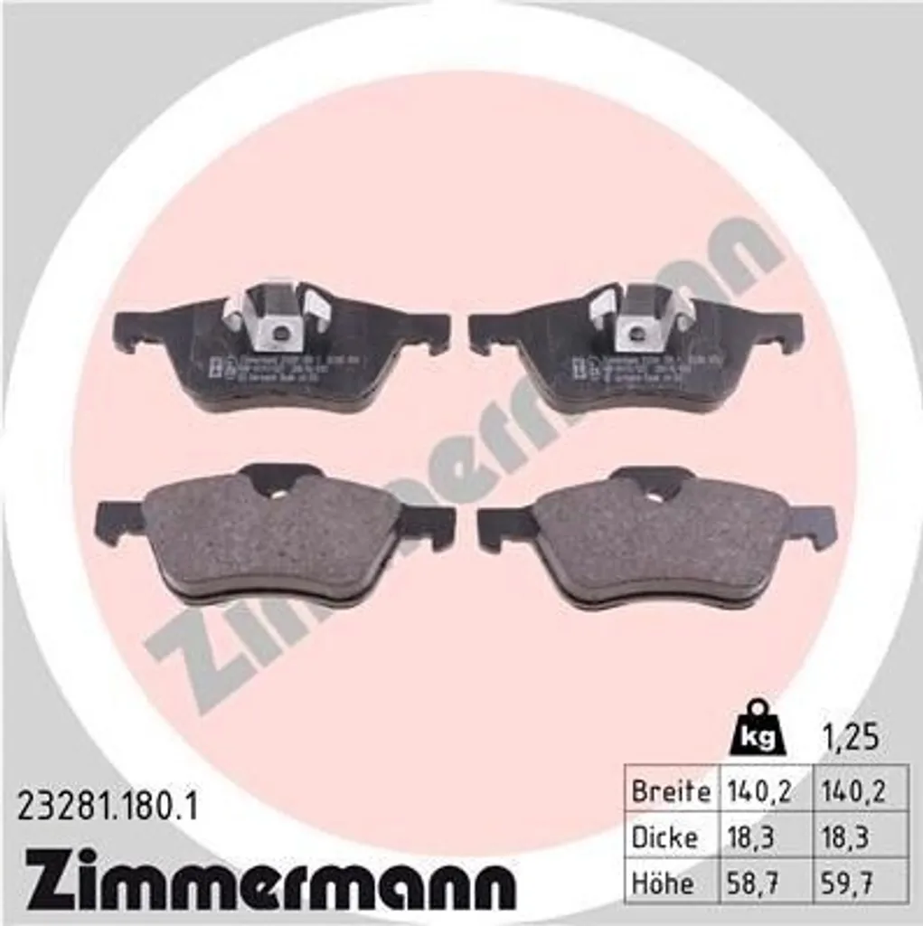 Kit freinage pour Mini R50 R53 R52 idéal pour entretien et révision