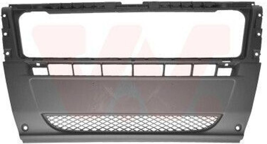 VAN WEZEL Stoßstange Stoßfänger für FIAT Ducato Kastenwagen (250, 290) Grau Dunkelgrau 1651570