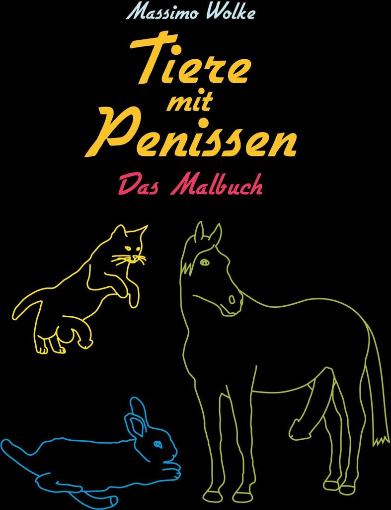 Tiere mit Penissen - Das Malbuch