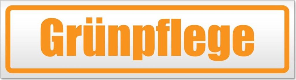 Grünpflege Magnetschild Schild magnetisch