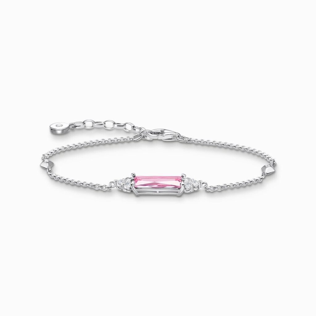 Thomas Sabo Sparkling Pink A2018-051-9-L19V Damenarmband