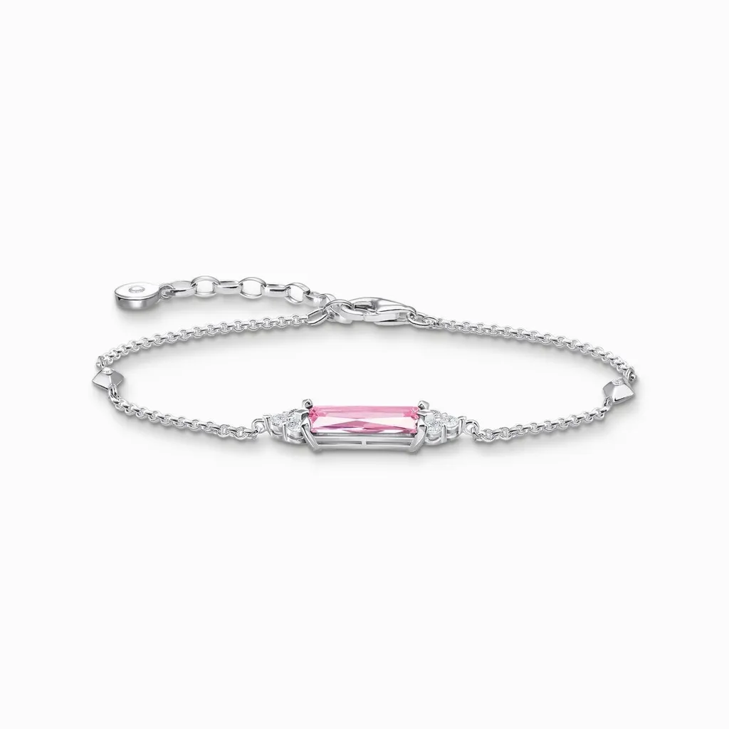 Bracelet Argent Pierres Roses : Un Bijou Durable qui ne Noircit Jamais