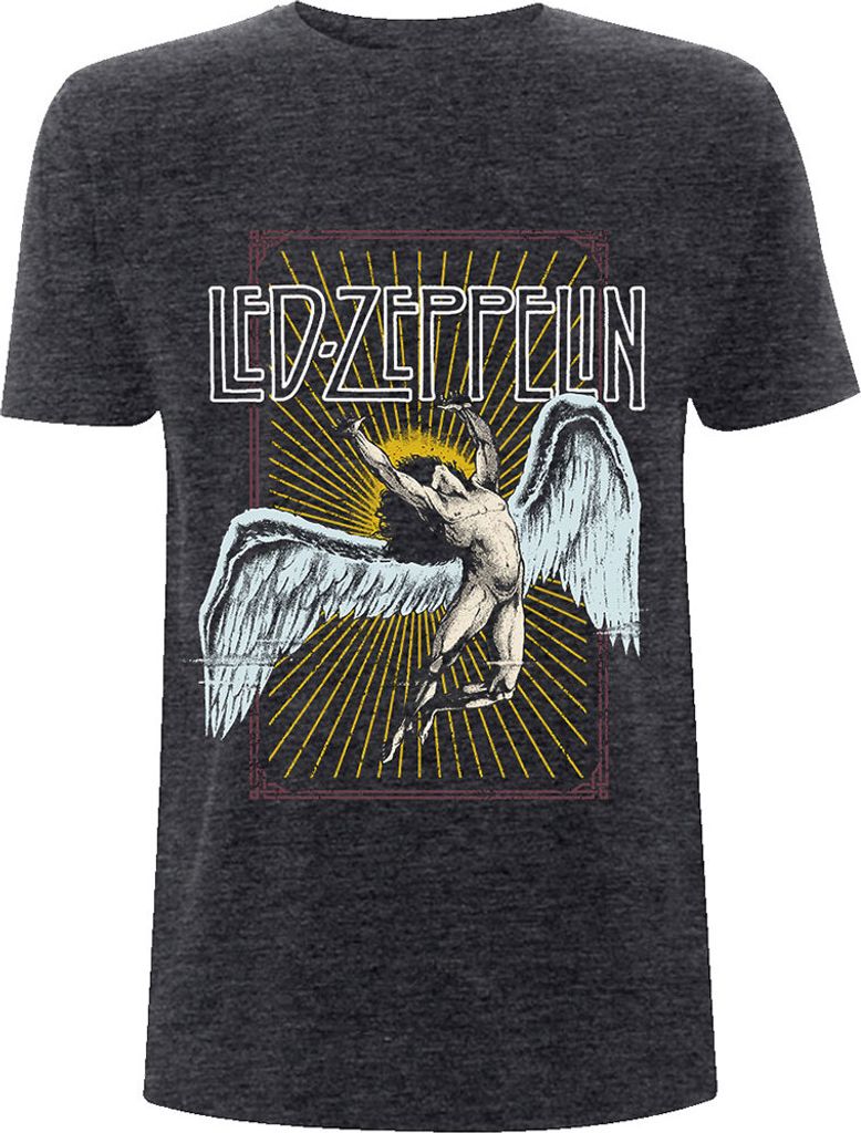Led Zeppelin T-Shirt Herren Icarus Colour dunkelgrau M