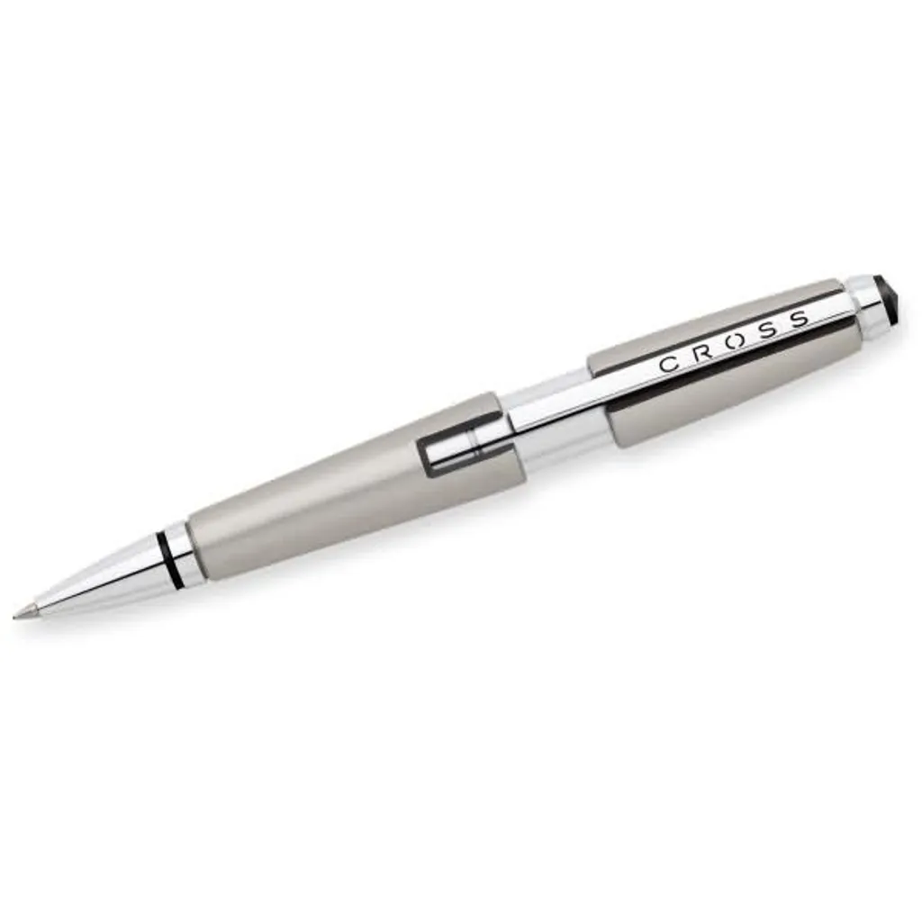 CROSS Edge Rollerball couleur Titane avec mine gel fluide haute qualité