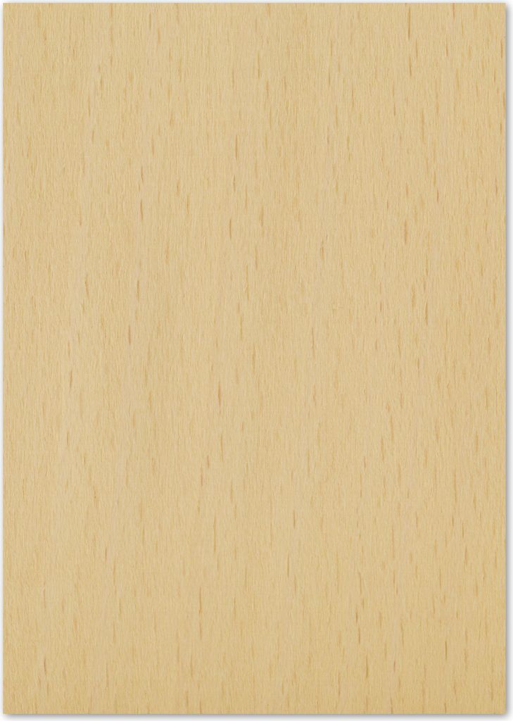 25 Blatt Holz Buche Motivpapier Briefpapier (MPA-5254, DIN A4) Holzfurnier Holzmaserung zweiseitig Holz
