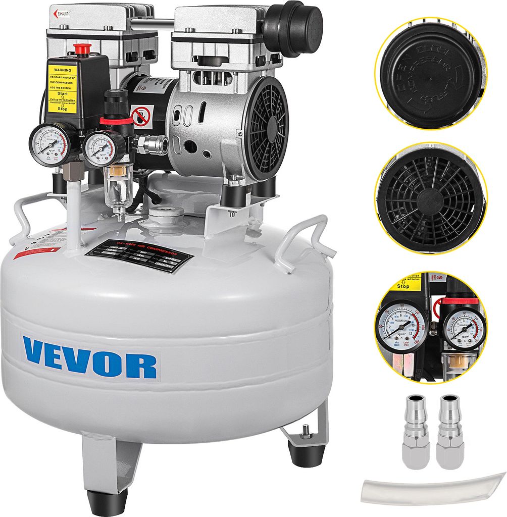 Compresseur d'air comprimé VEVOR 850W 30L Compresseur Image du produit 