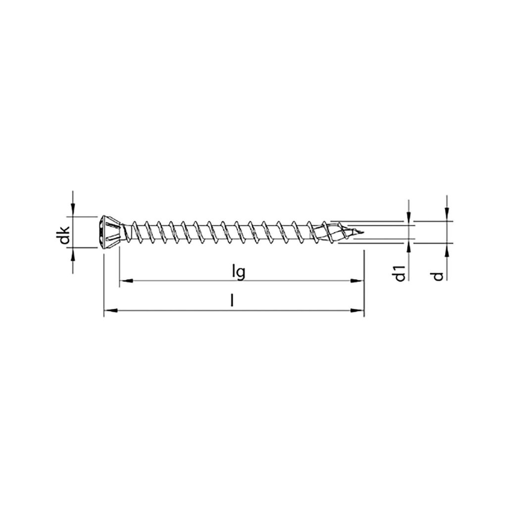 HECO-TOPIX-plus LiSeko TD3,5 x 60 VVG Fräsr. Znbl Produktbild 5
