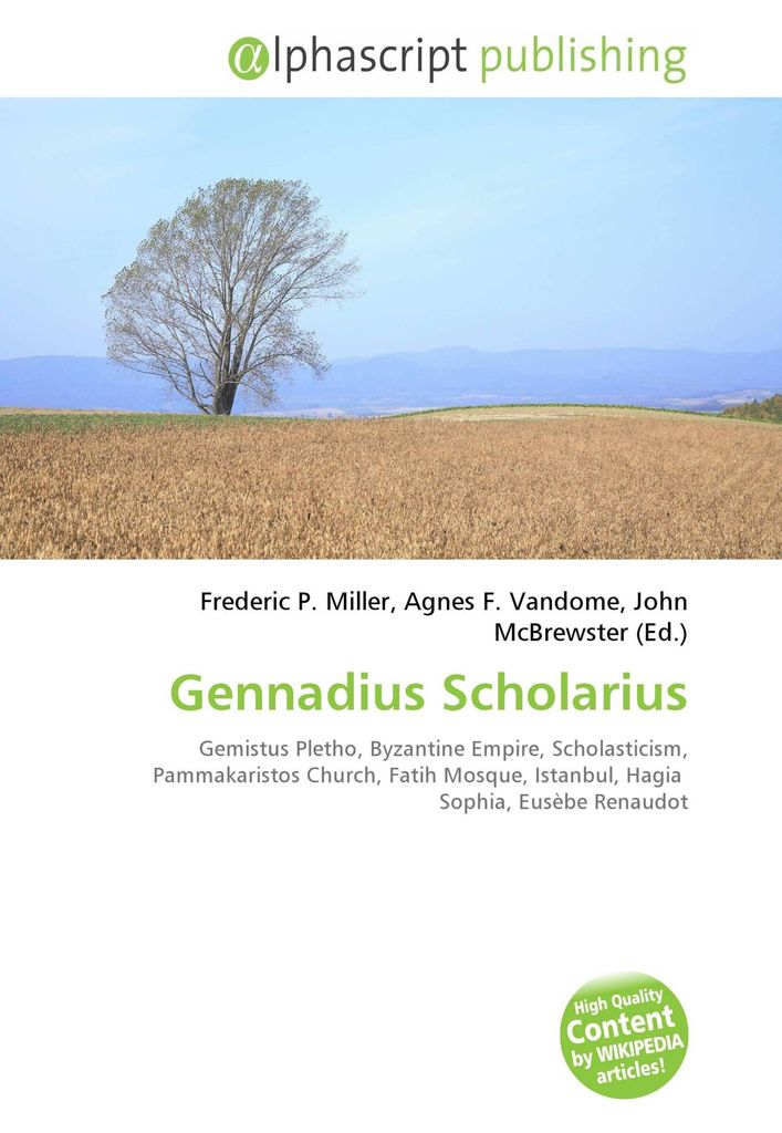 Gennadius Scholarius
