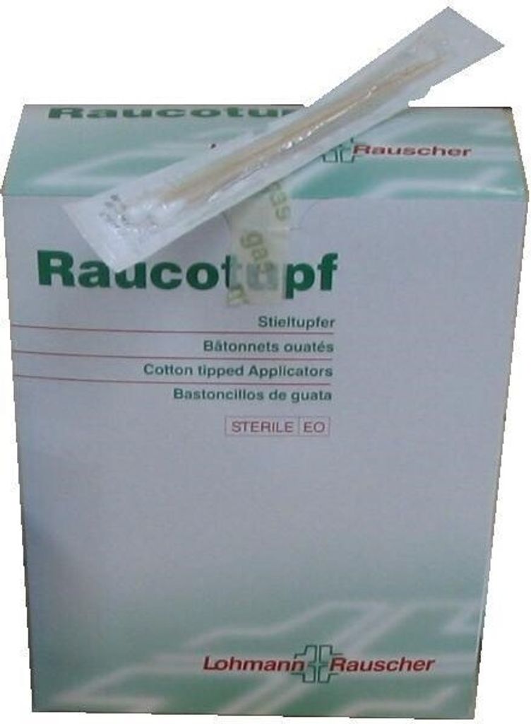 Lohmann u. Rauscher Raucotupf Stieltupfer klein ster.100x2St